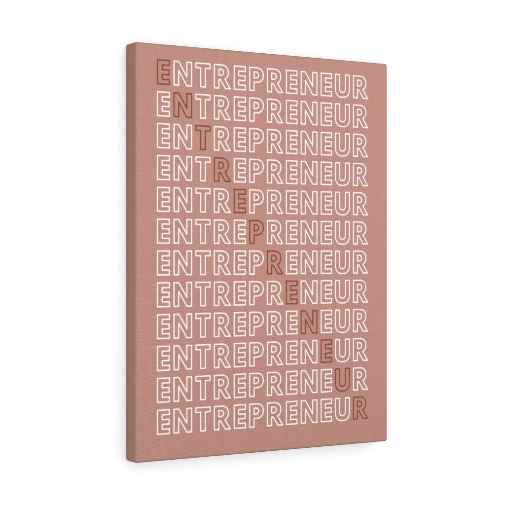 ENTREPRENEUR CANVAS - Her Thriving Goals Lifestyle Brand for Women Entrepreneurs. Shop Small Business. Boss Babe 