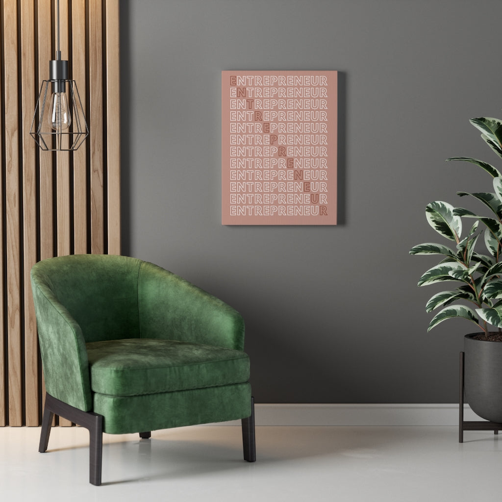 ENTREPRENEUR CANVAS - Her Thriving Goals Lifestyle Brand for Women Entrepreneurs. Shop Small Business. Boss Babe 